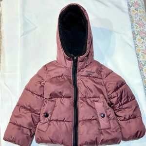 Toddler girls Reebok winter puffer coat size 2t mauve colored
